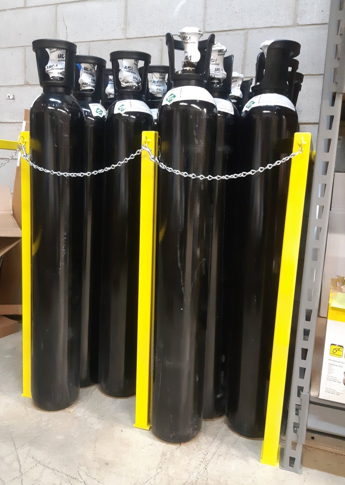 80 cu/ft Welding Gas Cylinder 80% Argon 20% CO2 - Tank CGA 580 - FULL