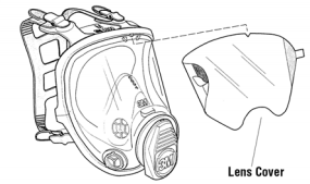 3M Replaceable Lens Cover for 6000 Series Respirators - 6885