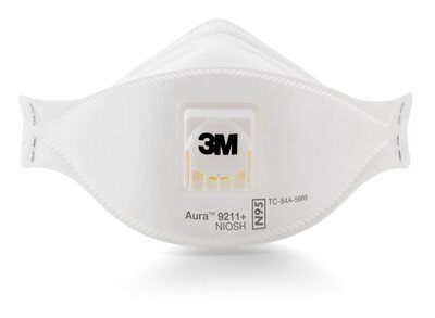 3M™ Aura™ Particulate Respirator 9211+ 10/Pack