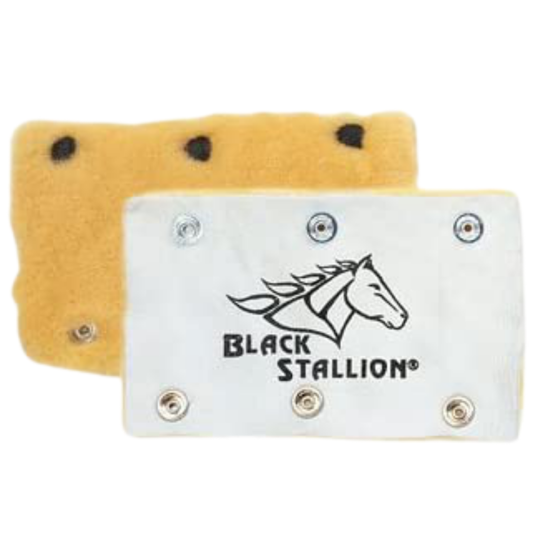 Black Stallion Sheepskin Helmet Headgear Padding