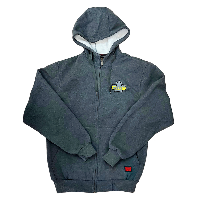 CWS x Tough Duck Dark Grey Zip up Sweater