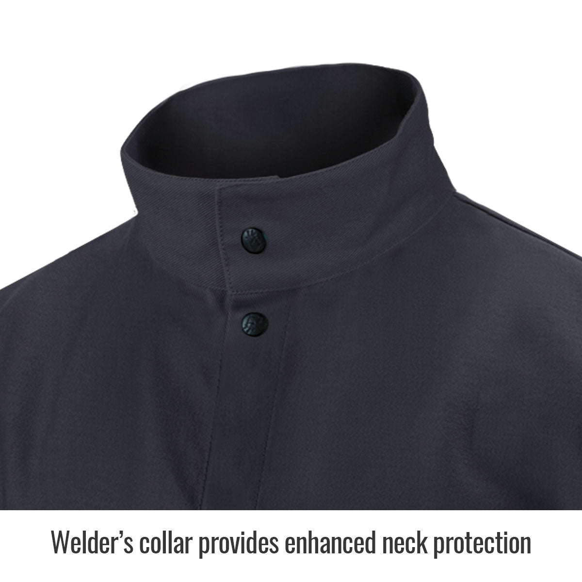 Black Stallion 9oz FR Cotton Welding Jacket Medium