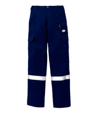 Women's Field Pant With Reflective Trim - Navy Front