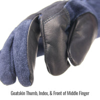 Black Stallion BSX® Pre-curved TIG Gloves - Insulated Ring & Pinky Fingers
