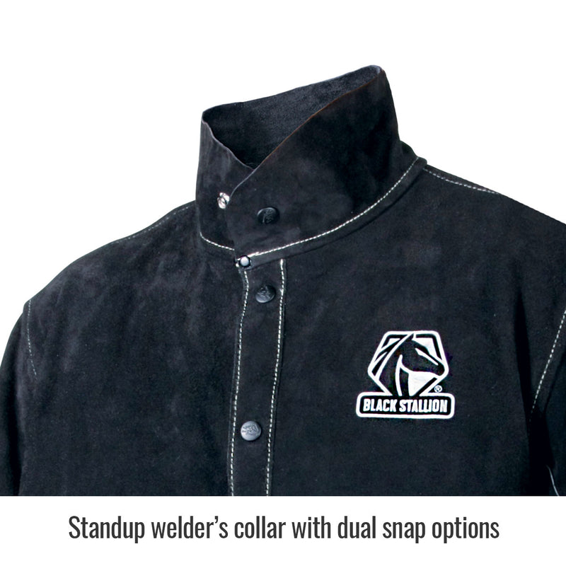 Black Stallion Leather Welding Jacket