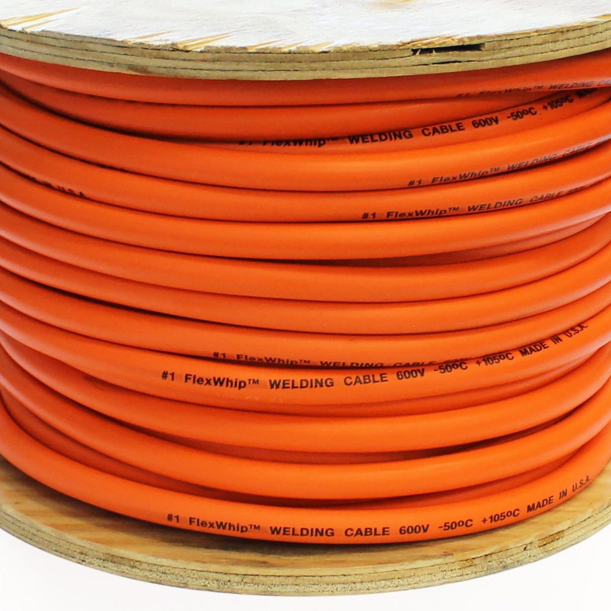 Airgas - RAD64059552 - RADNOR™ 2/0 Orange Ultra-Flex Welding Cable 250' Reel
