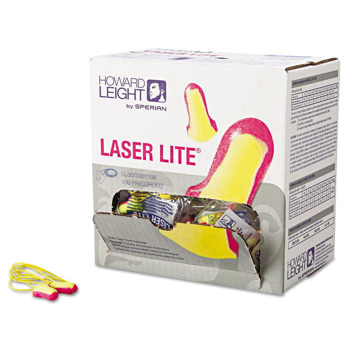 Laser Lite LL-30 Corded Foam Earplugs