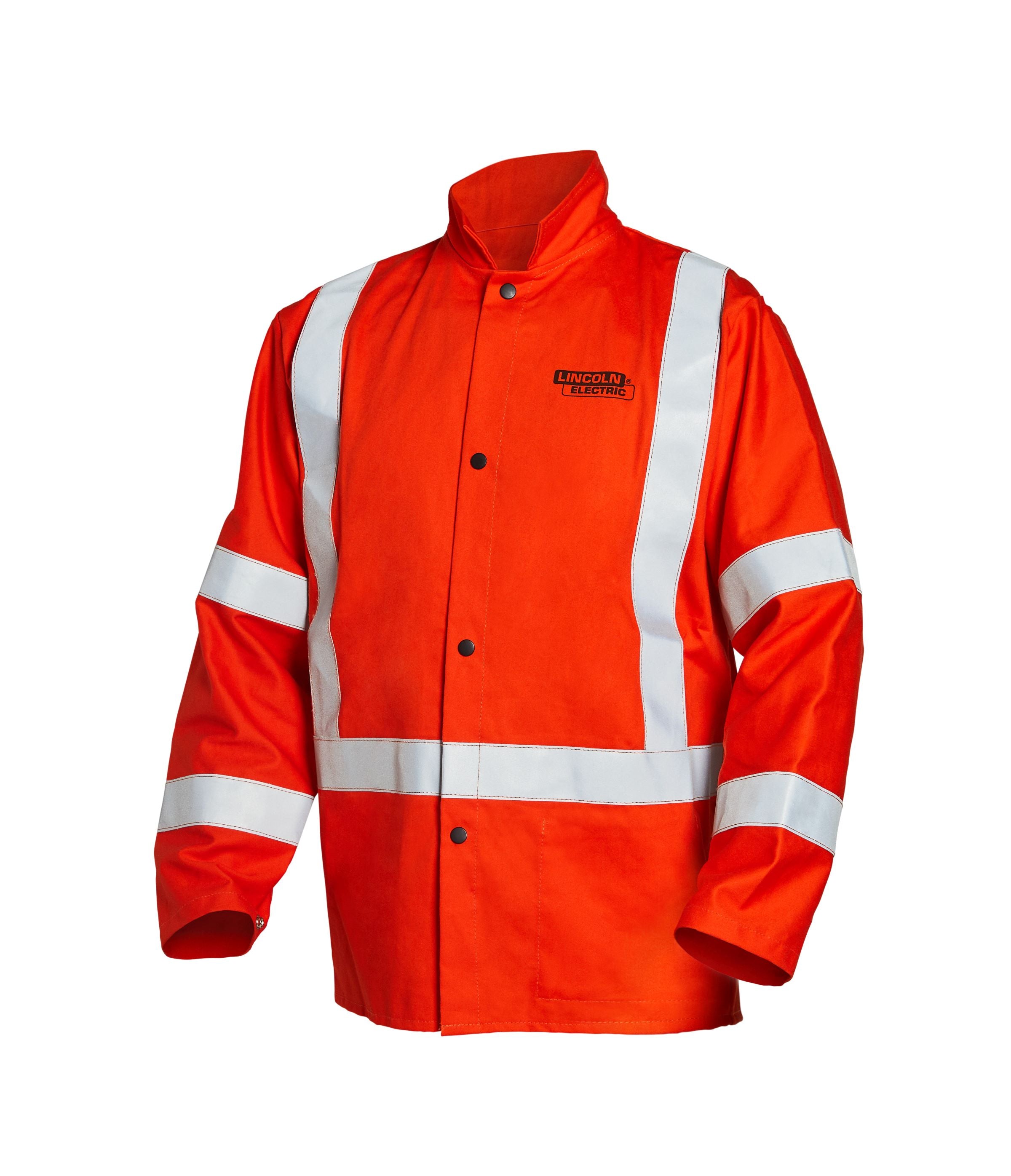 Lincoln Electric High Vis Orange FR Welding Jacket K4692 – Canada Welding  Supply Inc.