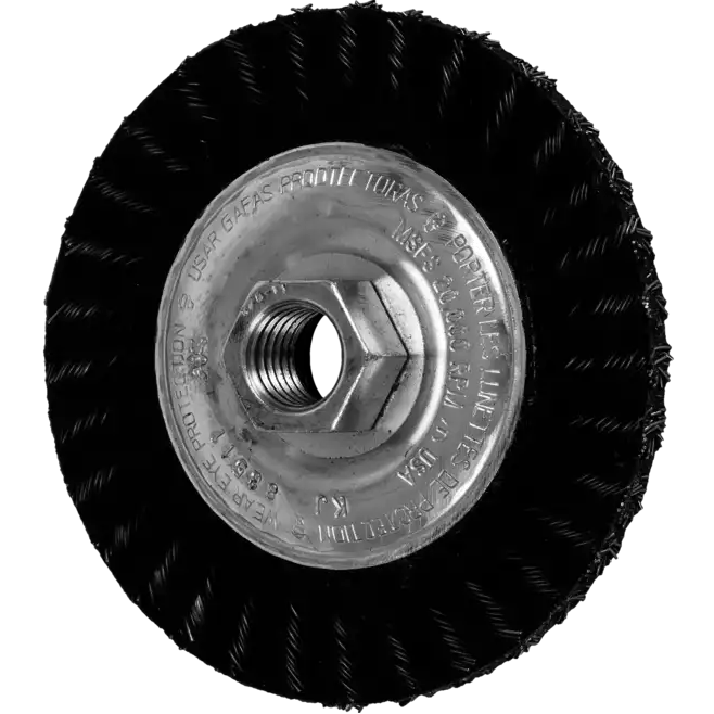 Pferd Carbon Steel - Encapsulated Knot Wire Wheel