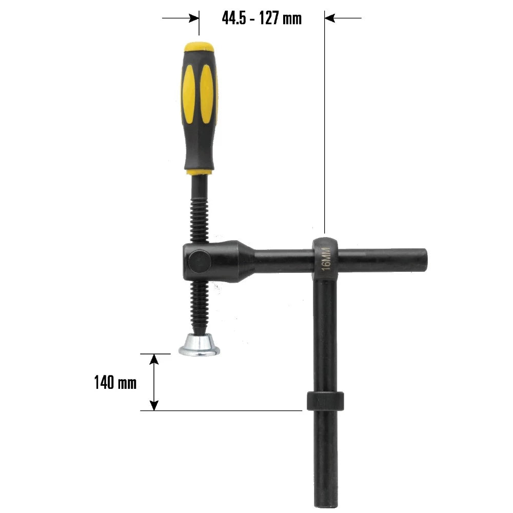 T61670 T-Post Pivoting Clamp Dimensions