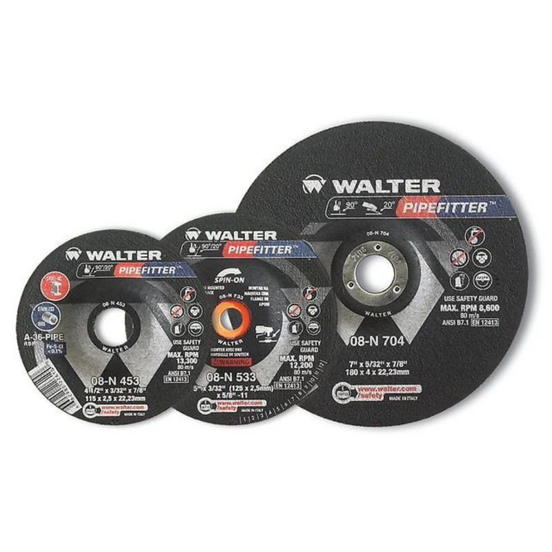 Walter PIPEFITTER Grinding Discs Canada Welding Supply Inc