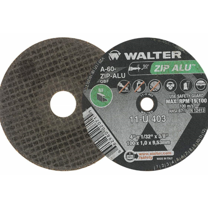 Walter ZIP ALU™ Aluminum Cutting Discs