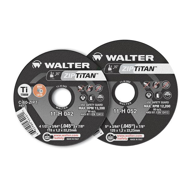 Walter Titanium Brass Cutting Discs