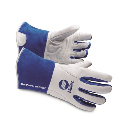 Miller TIG Gloves - Performance Series White/Blue