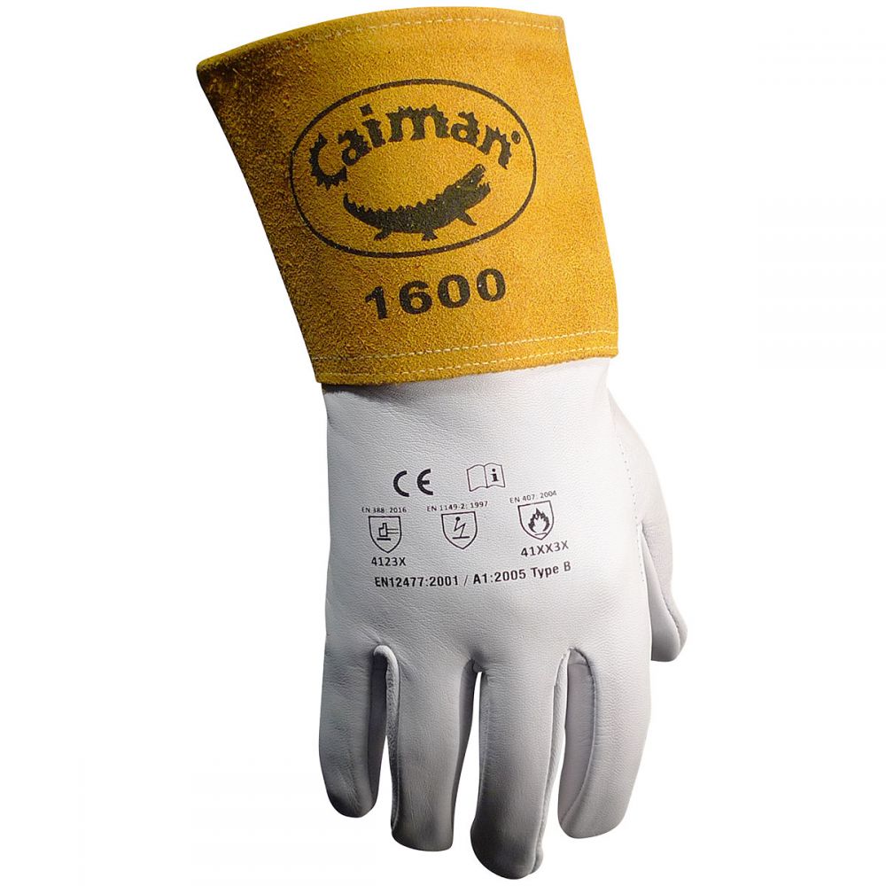 Caiman 1600 - Goat Grain TIG Welding Gloves