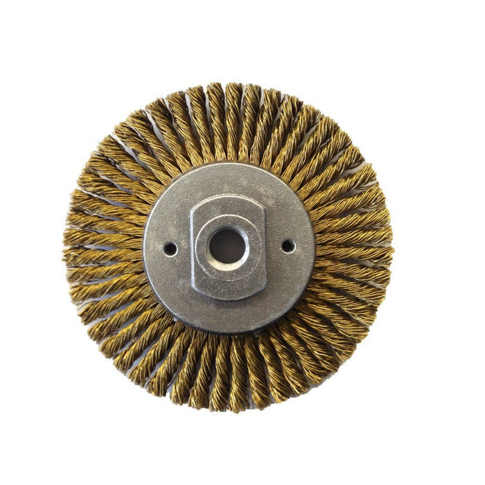 01b22 22mm Crimped Brass Wire Wheel Miniature Polishing Brush