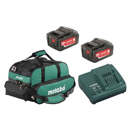 Metabo 18 volt Battery and Charger Kits