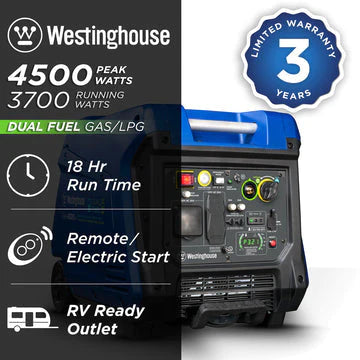 Westinghouse iGen 4500DFc Inverter Generator